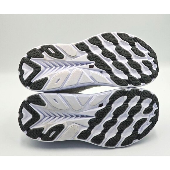 Hoka One One Men's Gray White Mesh Clifton 8 Running Shoes Size 7D 2841 - Picture 4 of 16